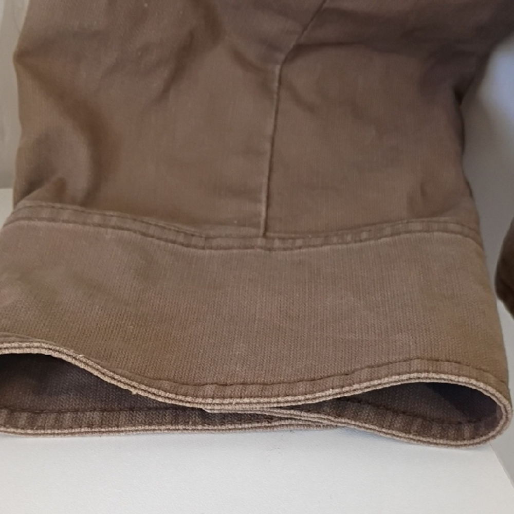 Maurices Coat Jacket 2XL khaki brown double-breasted cotton jacket Coat - Picture 4 of 8